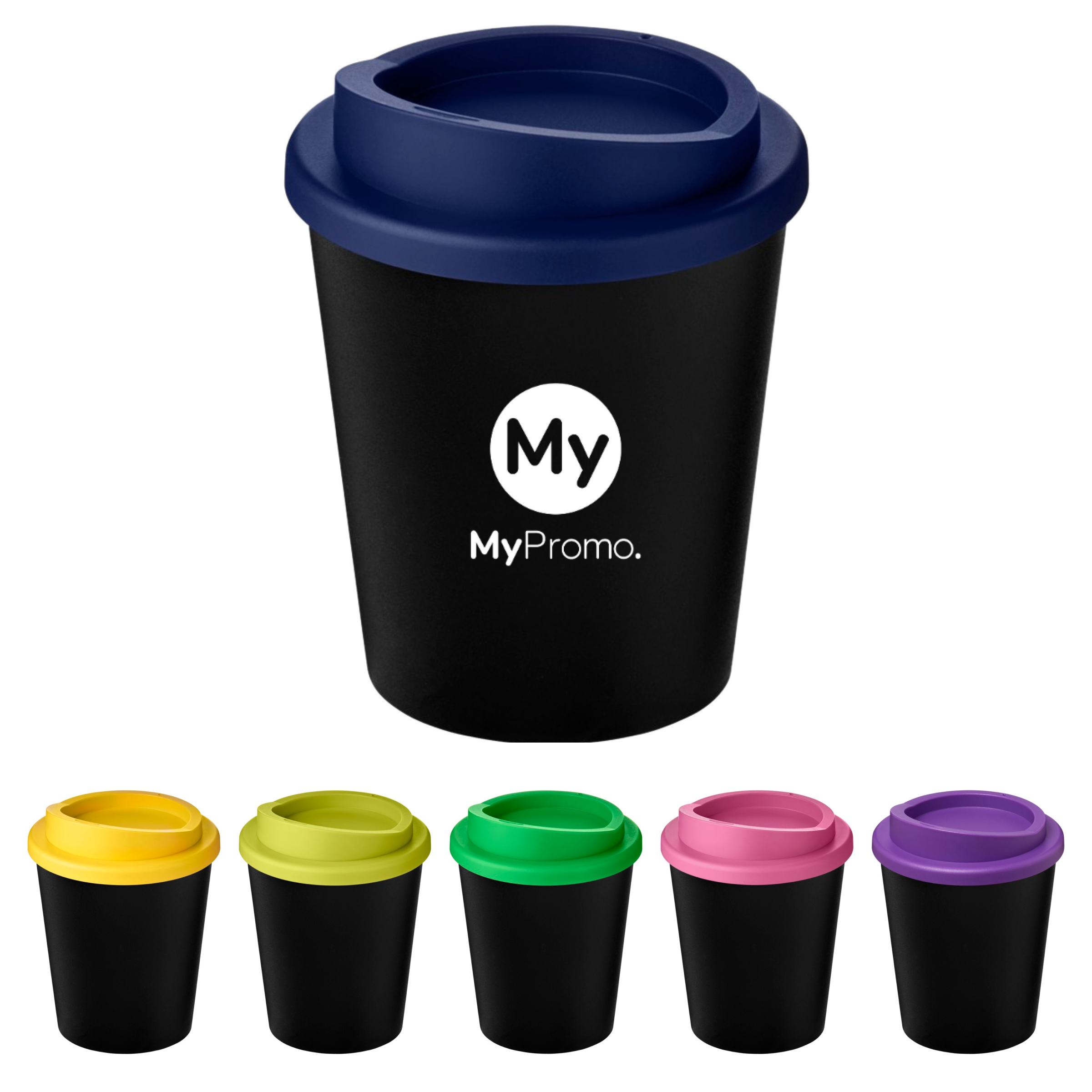 Isolierte Kaffeetasse | Recycelter PP-Kunststoff | 250ml | Große Auswahl an Farben